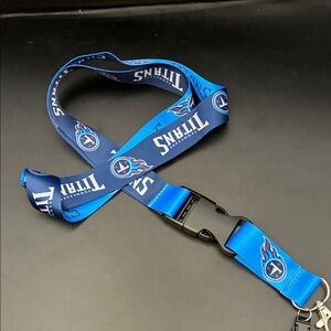 NFL Titans Blue Lanyard Key Holder
